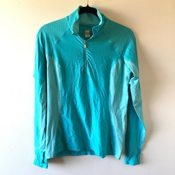 Lucy Blue Aqua Tech Sweater M - Picture 1 of 11